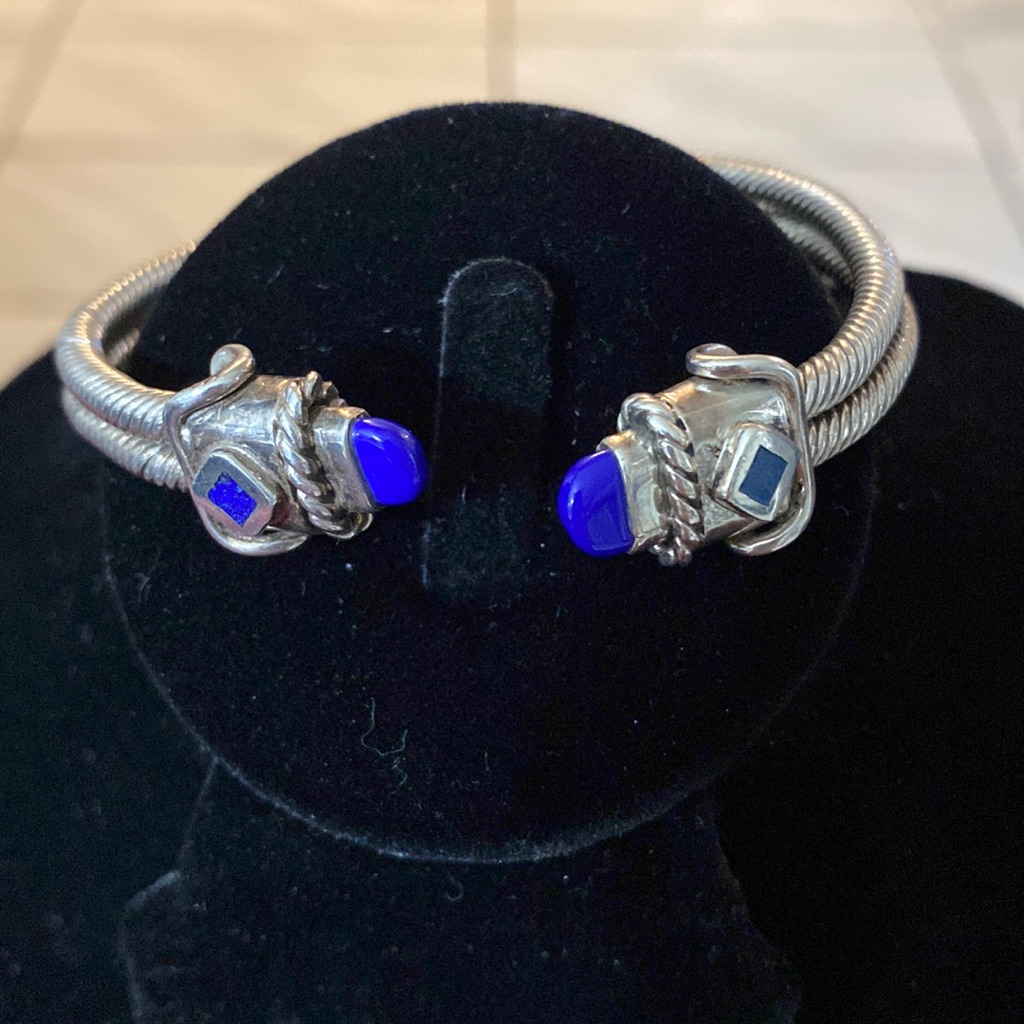 Sterling Silver 37g Lpiz Bracelet